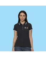 Allen Solly Polo T-shirt Women- Charcoal Grey